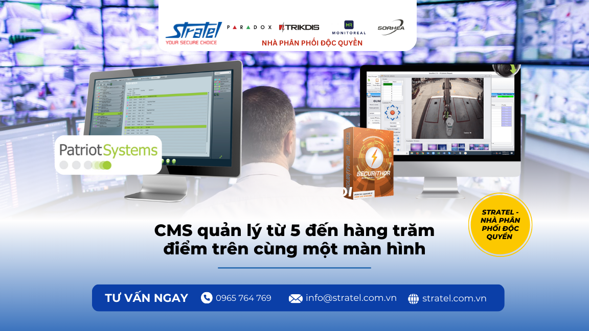 Giải pháp giám sát báo động đa điểm: CMS báo động có thể quản lý bao nhiêu điểm cùng lúc?
